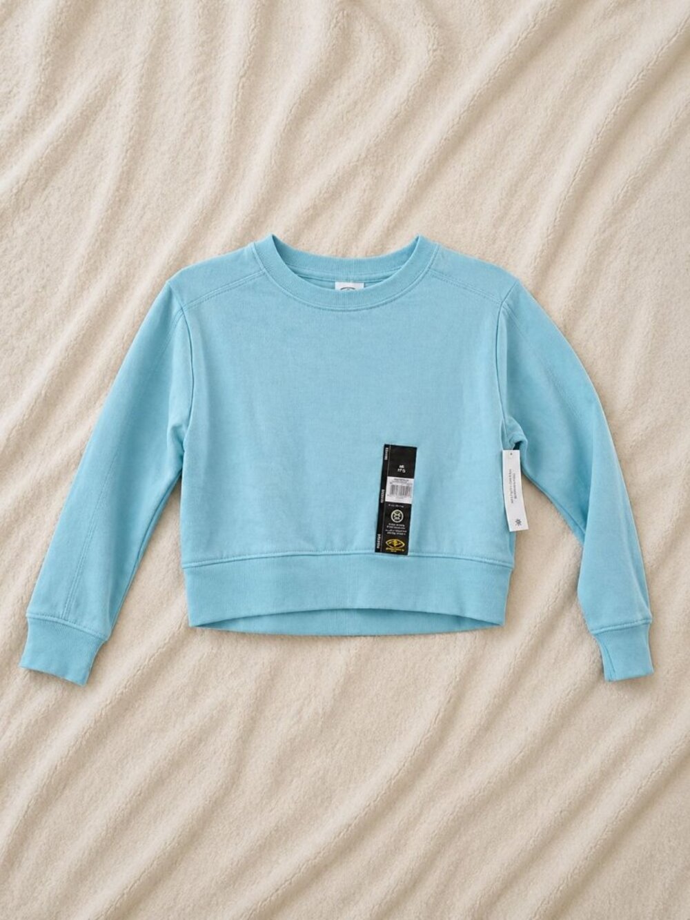 Athletic Works Little Girls Blue Fleece Sweatshirt Size XS (4-5) NWT
